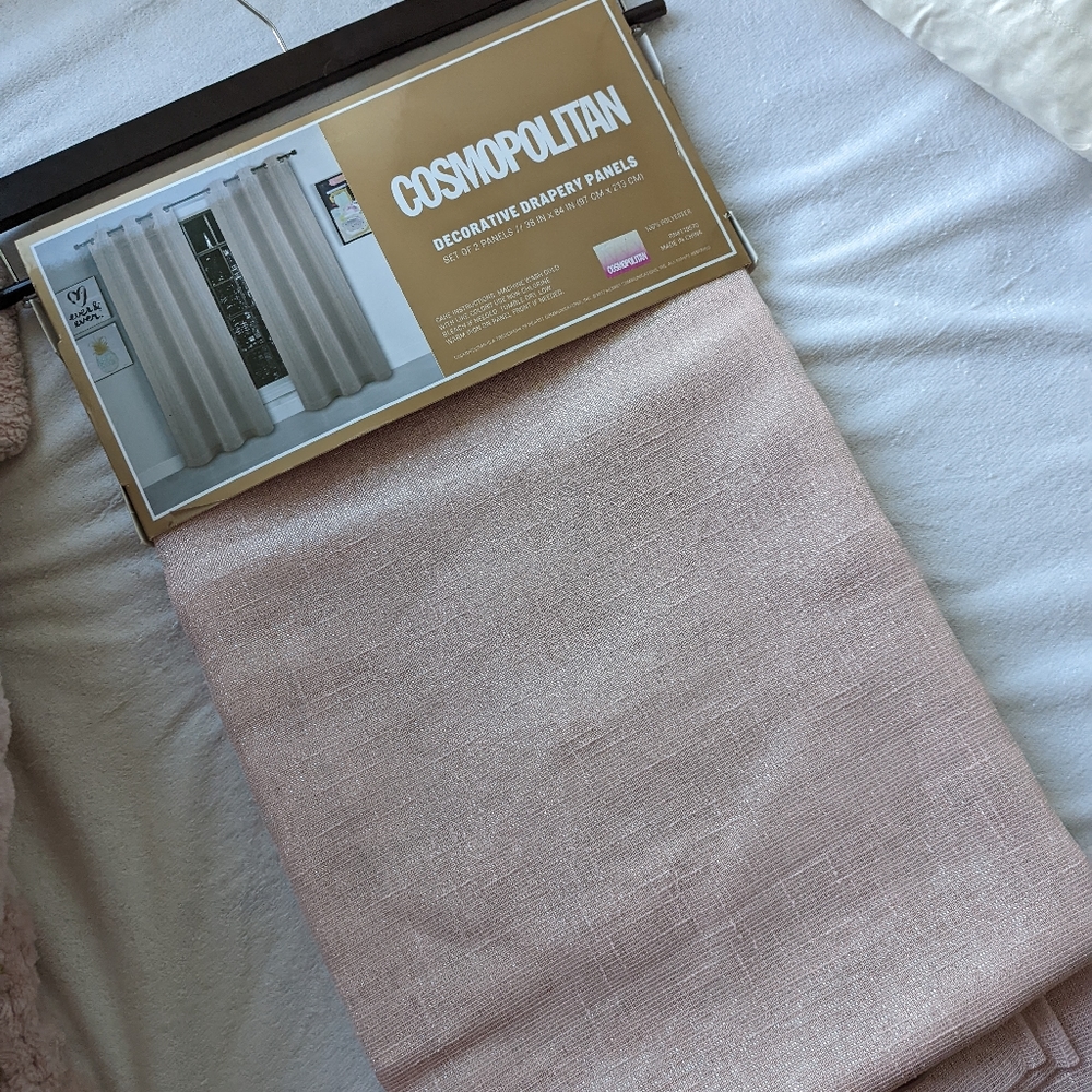 Decorative Pink Drapes